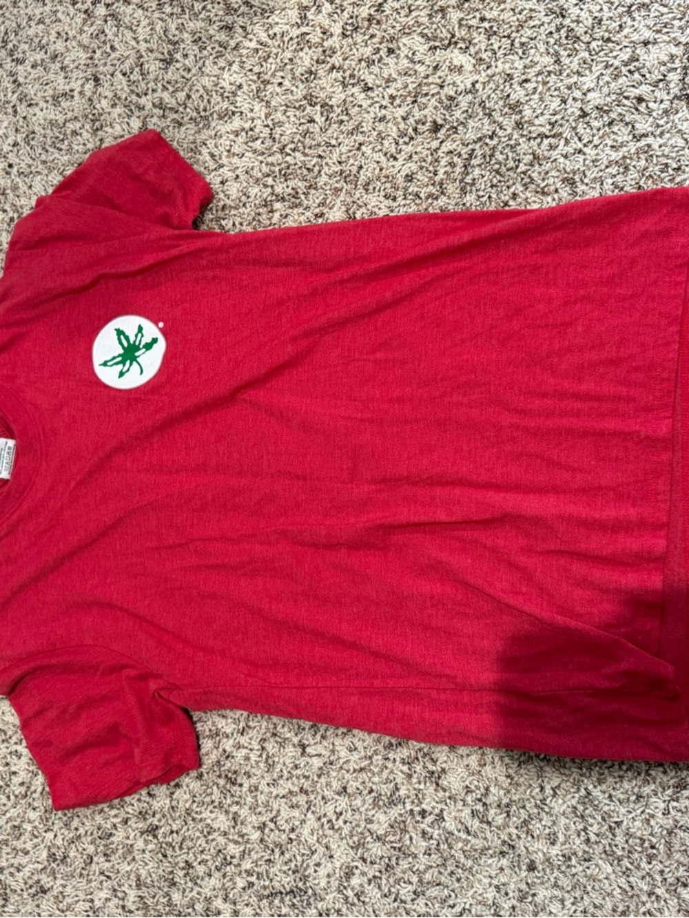 Red Short-Sleeve Graphic Tee Ohio state Buckeyes